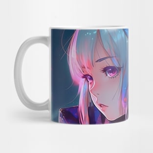 Cyber Futuristic Girl - Anime Wallpaper Mug